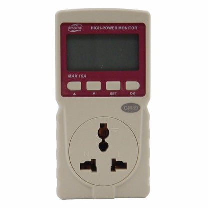 Benetech GM89 Digital LCD Micro Power Meter Alyzer Monitor 16A High-power Watt Tester