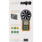PeakMeter PM6252B Digital Anemometer Air Speed Velocity Air Flow Meter with Air Temperature Humidity RH USB Port