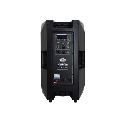 KEVLER ZLX-15D 15 1000W 2-Way Full Range Active Loud Speaker (PAIR) with LCD Display and Class D Amplifier, Built-In USB Port and Bluetooth Function, Mic Line, RCA and XLR I/O and DSP Preset Modes