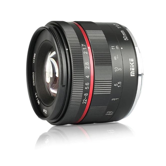Meike 50mm f/1.7 Large Aperture Full Frame Format Manual Focus Lens (E-Mount) for Sony Mirrorless Camera