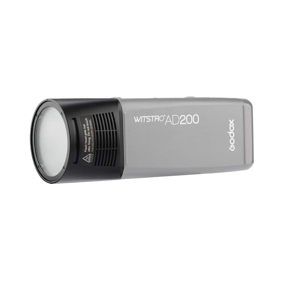 Godox Witstro H200R Round Flash Head for AD200 TTL Pocket Flash Extension