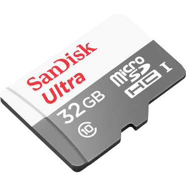 SanDisk Ultra Micro SD Card 32GB UHS-I SDHC Class 10 with 100mb/s Read Speed | Model - SDSQUNR-032G-GN3MN