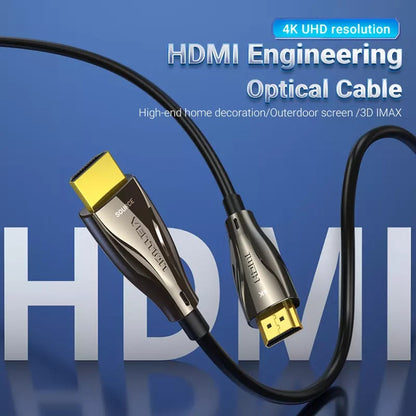 Vention HDMI 2.0 Male to Male Optical Fiber Cable with 18Gbps Data Transfer and 4K UHD Support (100M) | ALABAD