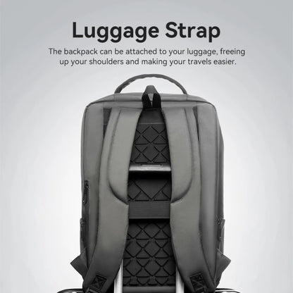 Vention 26L Water-Repellent Laptop Backpack with 17.3" Laptop & 13" Tablet Compartment, Ergonomic Wear-Resistant Design, Multi-Functional Storage Organizer Pockets and Luggage Strap