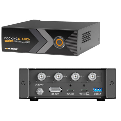 AVMATRIX TB-P51 / C41 / C-42 Ultra-Speed Docking Station Capture & Playback Thunderbolt with 5 / 4-Channel