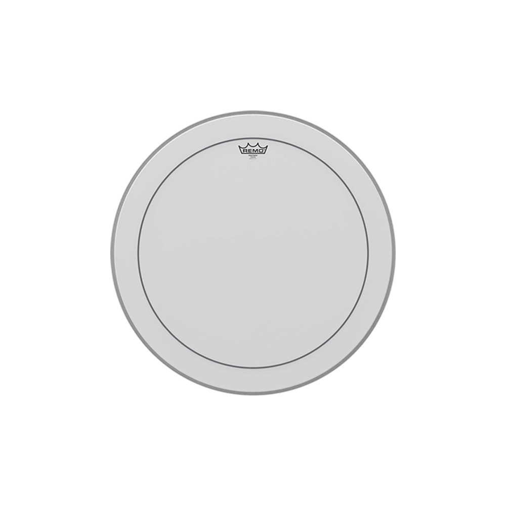 Remo Pinstripe Coated Bass Drum Head with 7mm for Overtone Dampening and Reduction (Available in 24", 26") | PS-1124, PS-1126
