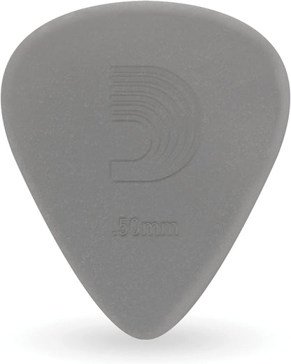 D'Addario Nylflex Nylon Guitar Picks with Double-Sided Grip Pattern Pack of 5 & 10 | 1NFX2-100 X10 1NFX4-100 X5