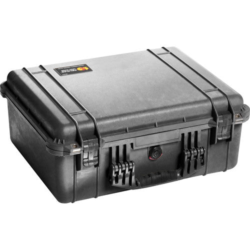 Pelican 1550 Protector Case Watertight Crushproof Dustproof Hard Casing with Automatic Purge Valve, IP67 Rating (No Foam) (Black)