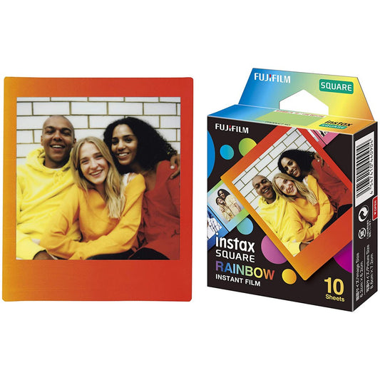 Fujifilm Instax Square Rainbow Frame 10 Sheets Film for Fujifilm Instax Square Cameras