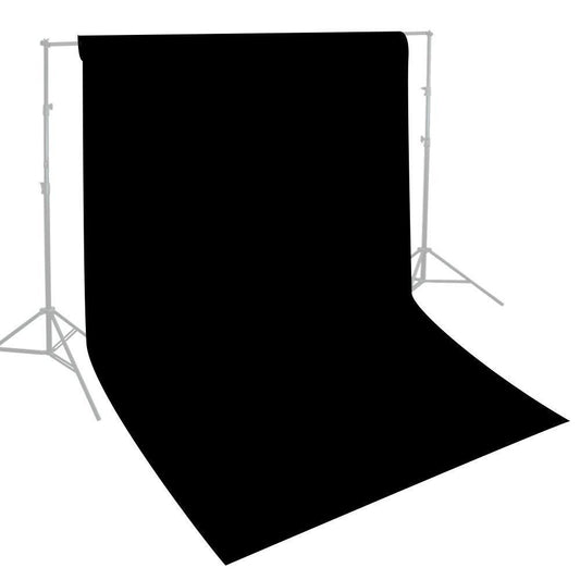 Pxel AA-ML2030B 200cm x 300cm Seamless Muslin Background Cloth Backdrop Black