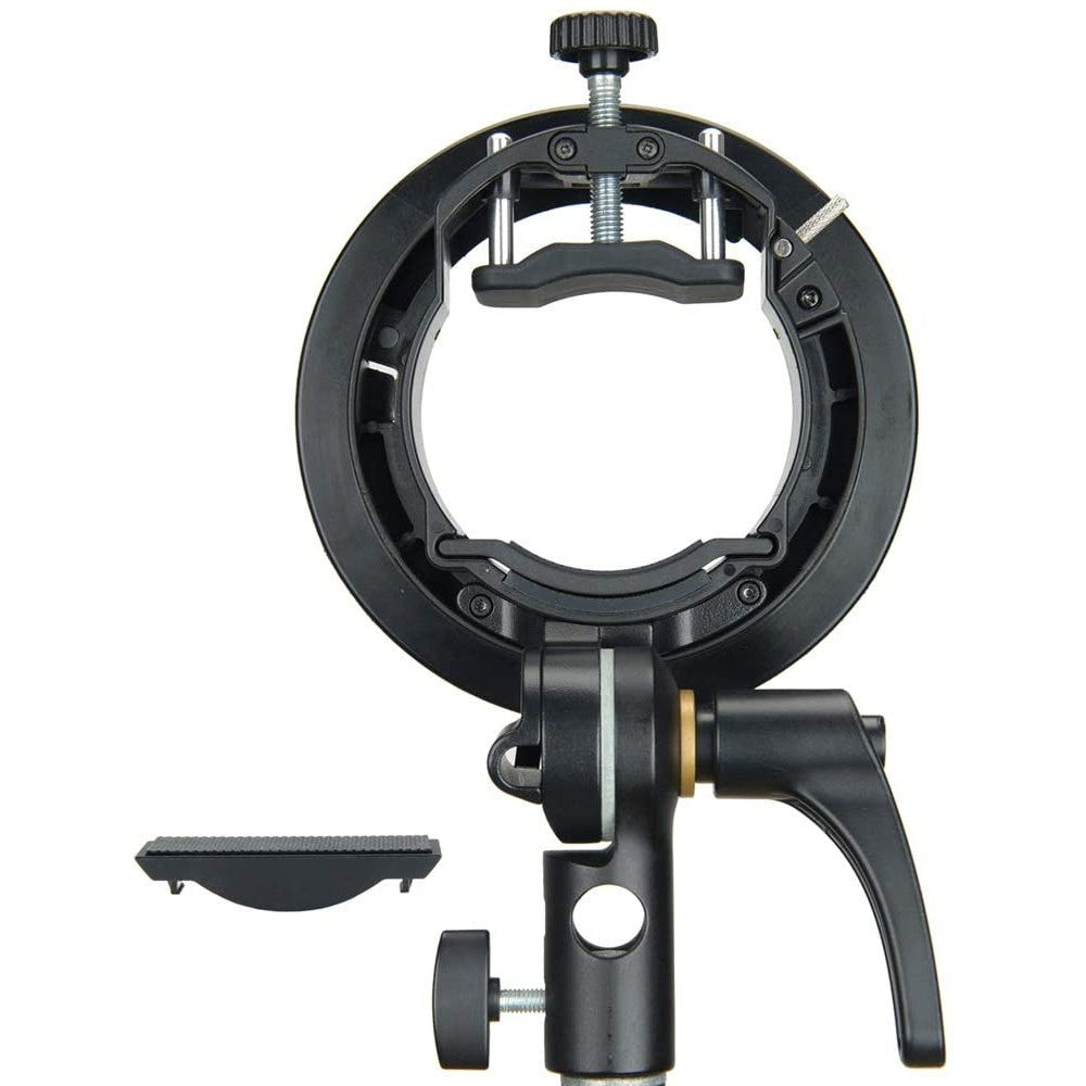 Godox S2 S-Type Flash Bracket Bowens S Mount Holder Universal Type for Speedlite Flash Snoot Softbox Beauty Dish Honeycomb Umbrella