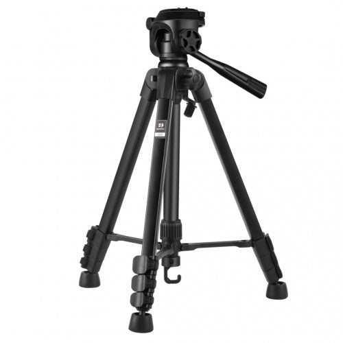 Benro T-691EX Aluminum Alloy Tripod with 3-Way Pan Tilt Head up to 3kg Load Capacity for Video and Photo DSLR Cameras T-600 T600 T-600EX
