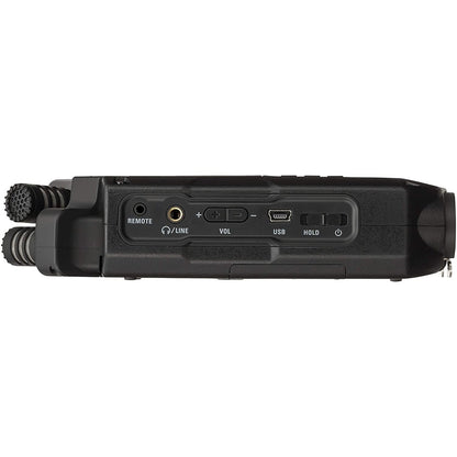 Zoom H4n Pro Black 4-Channel Handy Portable Recorder for Stereo Multitrack Music Recording Audio Video Podcasting