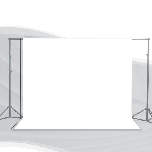 Pxel AA-ML3040W 300cm x 400cm Seamless Muslin Background Cloth Backdrop White