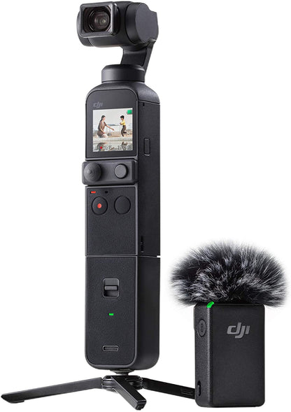 DJI OSMO Pocket 3 4K Gimbal Camera with 120fps Video 1" CMOS Sensor 3-Axis Stabilization Rotating Touchscreen Display with AI Face Tracking for Vlogging & Travel Content Creator