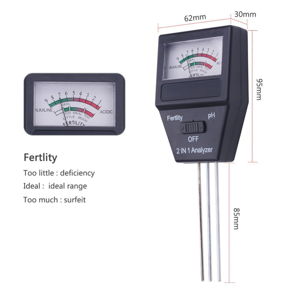 [CLEARANCE] Eagletech 2 in 1 Soil Fertility Sensor Meter Plant Fertile pH Tester