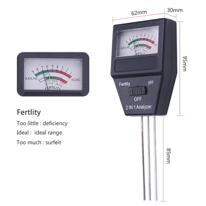 [CLEARANCE] Eagletech 2 in 1 Soil Fertility Sensor Meter Plant Fertile pH Tester