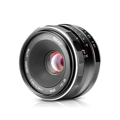 [CLEARANCE] Meike MK 25mm f/1.8 Large Aperture Wide Angle Lens Manual Focus Lens for Canon EOS-M Mount Mirrorless Cameras