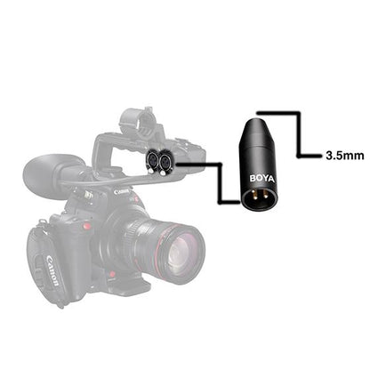 [CLEARANCE] Boya 35C-XLR Pro Mini Jack to XLR Converter Pro with Phantom Power for Microphone