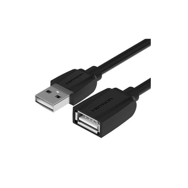 [CLEARANCE] Vention High Speed USB2.0 Male to Female Extension Cable 480Mbps Nickel Plated (VAS-A44-B500) (Available in Different Lengths)