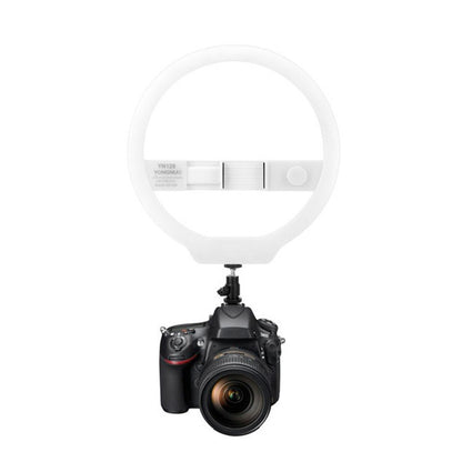 [CLEARANCE] Yongnuo YN128 Ring Light 12 Inch Bi Color 3200k - 5500k Dimmable for Smartphone and Camera Vlogging Livestream Streaming Youtube Online Content