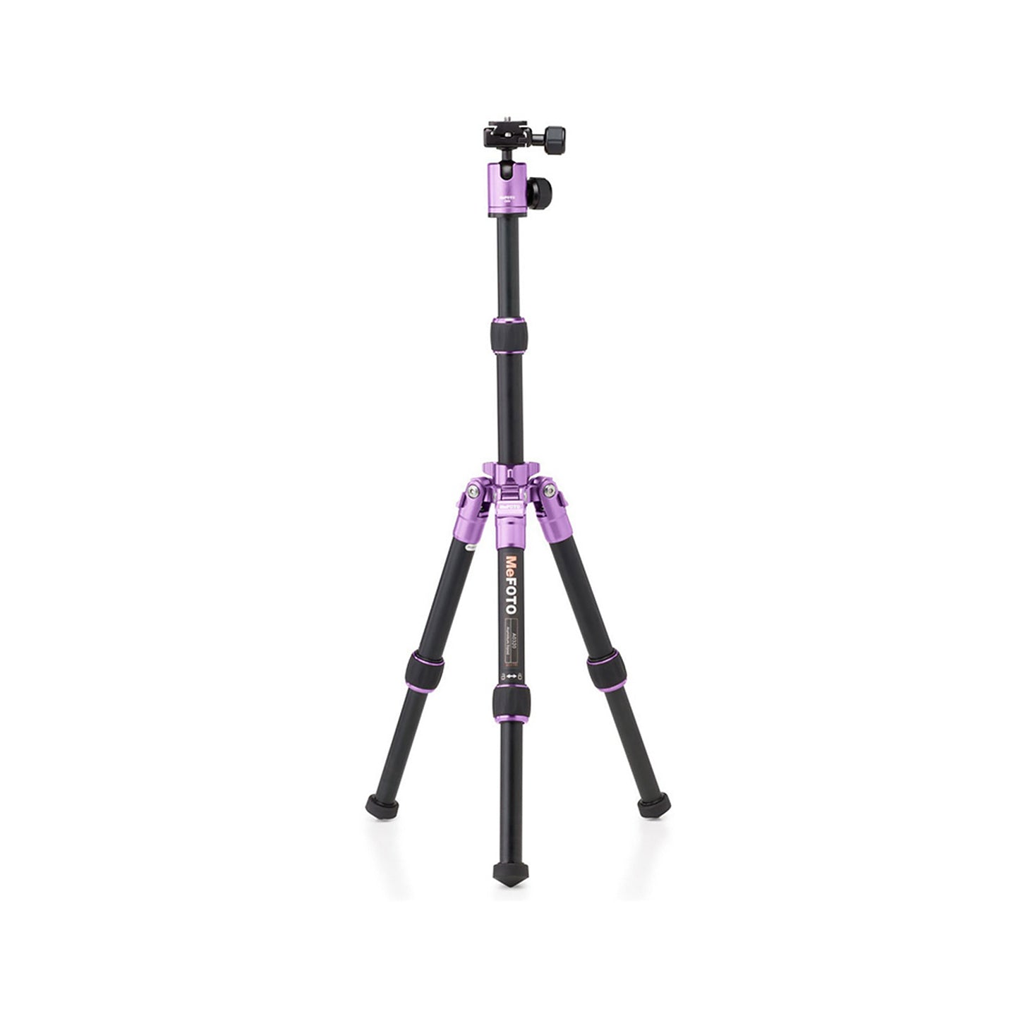 [CLEARANCE] MeFOTO Daytrip Travel Aluminum Tripod with Mini Arca Ball Head, 4kg Load Capacity, Reverse Folding Function (Available in Black, Blue, Green, Orange, Purple, Red, Titanium)
