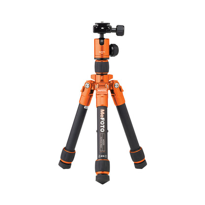 [CLEARANCE] MeFOTO Daytrip Travel Aluminum Tripod with Mini Arca Ball Head, 4kg Load Capacity, Reverse Folding Function (Available in Black, Blue, Green, Orange, Purple, Red, Titanium)