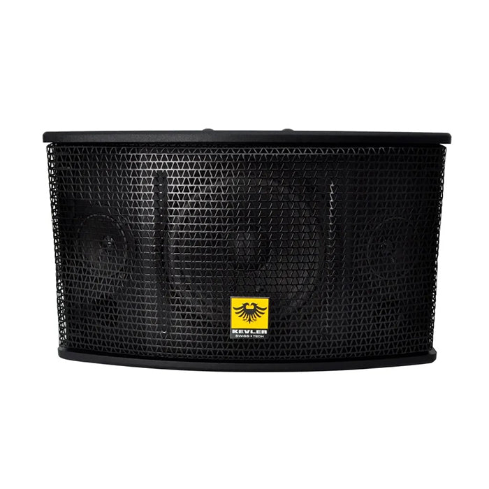 KEVLER KV-450 10" 450W Passive Karaoke Speaker System (PAIR) with 2-Way Bass Reflex, 4 Layer Coil Woofer, and Built-In Ceiling and Pole Mounting Ports