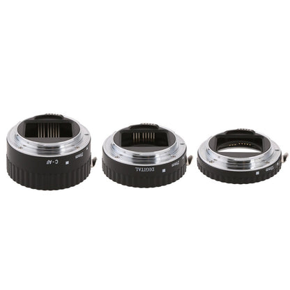 Meike MK-C-AF1-AL Metal Autofocus AF Confirm Macro Extension Tube for Canon EOS DSLR | 13mm 21mm 31mm