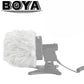 [CLEARANCE] BOYA BY-P80 Furry Outdoor Interview Microphone Windshield for Shotgun Microphone (Inside Depth: 3.14-Inch)