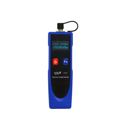 [CLEARANCE] Wintact by Benetech WT65 Fiber Optic Meter for Network Data Optical Fiber Cable Testing (Blue, Gray)