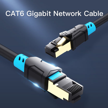 [CLEARANCE] Vention CAT6 Ethernet 35M Round Cable SSTP Patch 1000Mbps 250MHz Lan Network Wire Cord for Internet Router PC Modem