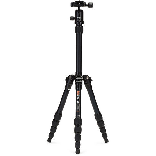 [CLEARANCE] MeFOTO Backpacker 5-Section Camera Travel Tripod with Quick Twist Rubber Lock Leg Grips, 360 Degree Panning, 4Kg Max Payload, 4.2ft Max Height and Arca Type Compatible Ball Head