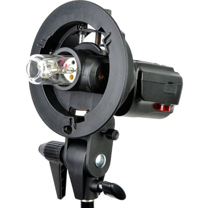 Godox S-Type Flash Bracket Bowens S Mount Holder Universal Type for Speedlite Flash Snoot Softbox Beauty Dish Honeycomb Umbrella