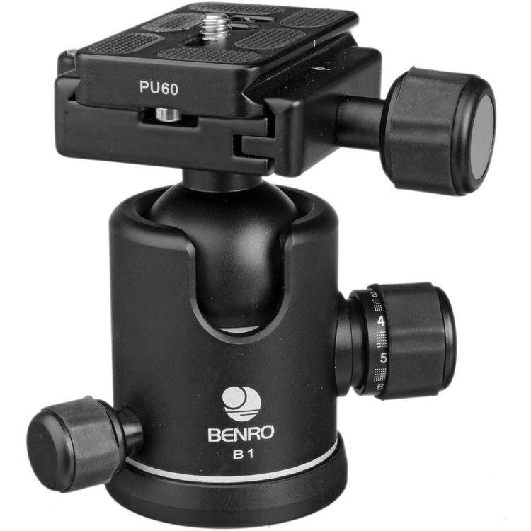 BENRO B1 Ballhead Professional Ball Head Dual Action Aluminum For Camera Tripod Weight
