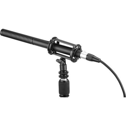 Boya BY-BM6060 Full-size Aluminum Shotgun Microphone Super Cardioid Condenser Mic with Accessories, for Cameras, UPDATED BY-PVM1000