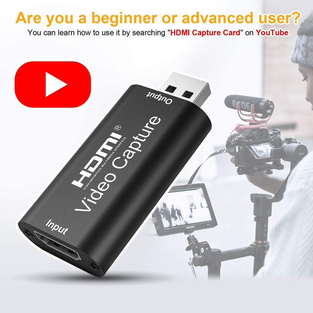 ArgoX HDVC2 HDMI Video Capture Card USB 2.0 Record Box for PS4 Game DVD Camcorder HD Camera Recording Live Streaming