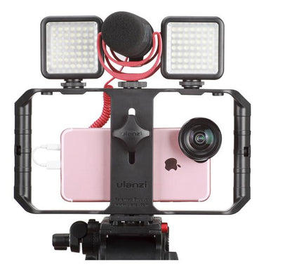 [CLEARANCE] Ulanzi U-Rig Pro Smartphone Rig w 3 Shoe Filmmaking Case Handheld Phone Video
