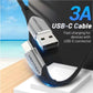 [CLEARANCE] Vention Cotton Braided USB 2.0 A Male to C Male 3A USB Cable 480Mbps (CODH) for Mobile Phones, Laptops, Computers and Other USB-C Devices (Available in Different Lengths)