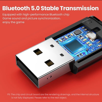 UGREEN Portable Bluetooth 5.0 USB-A Transmitter for Nintendo Switch & PlayStation (PS5 / PS4 / PS4 Pro / PS3) w/ 10 Meters Max Distance Connection Dongle Wireless Speaker Earbuds, Headphones, TV's & Computers (Windows/MacOS/Linux) | CM408