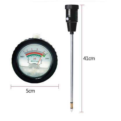 [CLEARANCE] Eagletech 12 Inch Long PH Moisture Soil Quality Test Meter Plant Alyzer, Self Powered