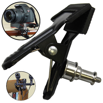 Pxel AA-CT3 Clip Clamp 1/4" Stud Spigot Holder Background Backdrop Lighting Stand