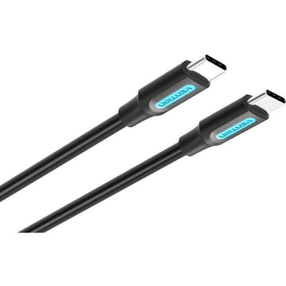 Vention USB 2.0 C Male to Male Cable PVC (COS) Black 480Mbps (Available in Different Lengths)
