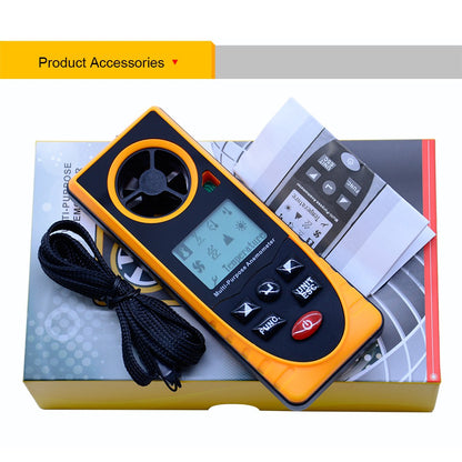 [CLEARANCE] Benetech GM8910 Multifunctiol Digital Anemometer Eight functions, with backlight