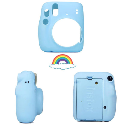 Pikxi CMS11 Soft Silicone Protective Camera Case Cover Carrying Bag for Fujifilm Instax Mini 11 Film Instant Cameras