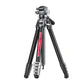 Ulanzi TT09 VideoGo Carbon Fiber Camera Tripod with Arca-Swiss / F38 Quick Release System Panoramic Ball Heads, 142cm Maximum Working Height, 5-Section Extendable Legs with Lever Locks, Detachable Center Column, Integrated Leveling Bowl