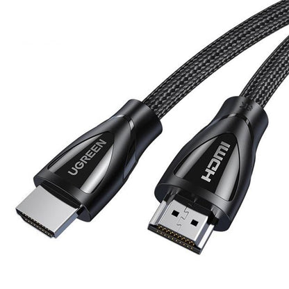UGREEN 8K 60Hz FUHD HDMI 2.1 Male to Male 3-Meters Cotton-Braided Video Cable 48Gbps High Speed Supports 3D Display for TV, Monitors, PC, Laptop | 80404