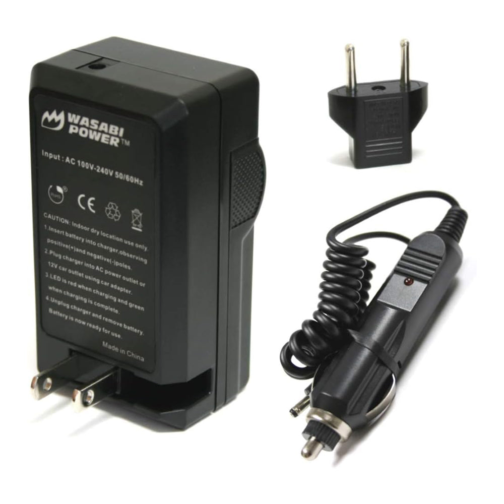 Wasabi Power Battery ENEL9 (2-Pack) and Charger for Nikon EN-EL9 and Nikon D40, D40x, D60, D3000, D5000