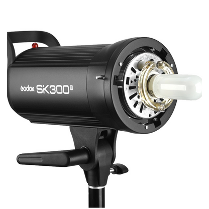 Godox SK300II-D SK300II-E Daylight 300W 3-Kit 2-Kit 2.4G Strobe Flash Kits with Bowens S Front Accessory Mount, 5600K CCT Range, Anti-Preflash Function for Professiol Photography and Studio Lighting Equipment