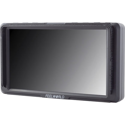 Feelworld F5 5 Inch DSLR On Camera Field Monitor Small Full HD 1920x1080 IPS Video Peaking Focus Assist with 4K HDMI 8.4V DC Input Output Include Tilt Arm